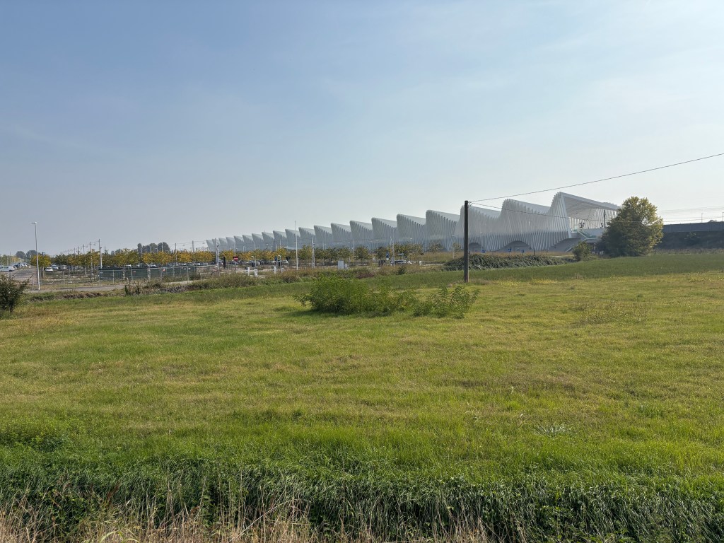 Reggio Emilia, Italy, train station.
