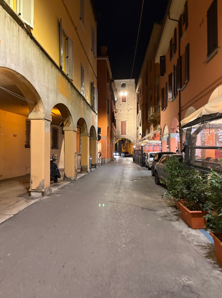 "Bologna streetscape" © 2025 Adam F.C. Fletcher. All rights reserved.