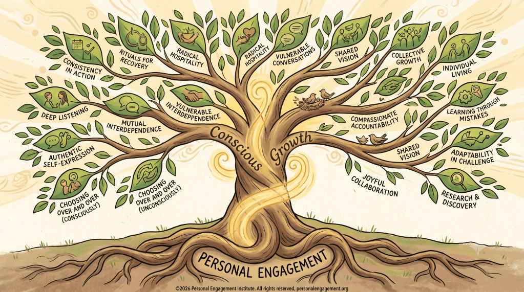 Conscious growth from personal engagement can lead to all sorts of awesome outcomes.