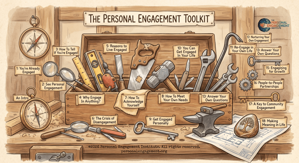 This is an image for the Personal Engagement Tip Sheets from the Personal Engagement Institute, personalengagement.org