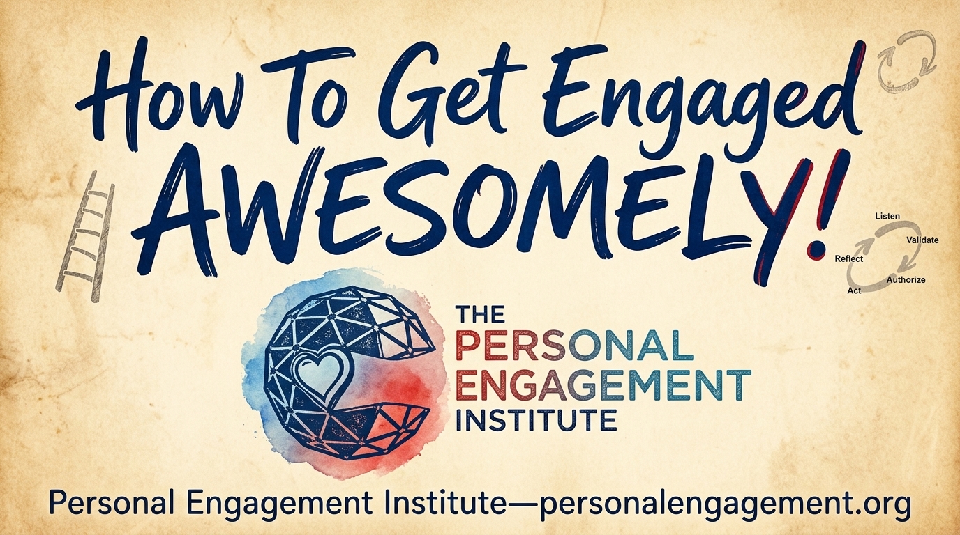 "How To Get Engaged AWESOMELY!" is a new video course by the Personal Engagement Institute at personalengagement.org